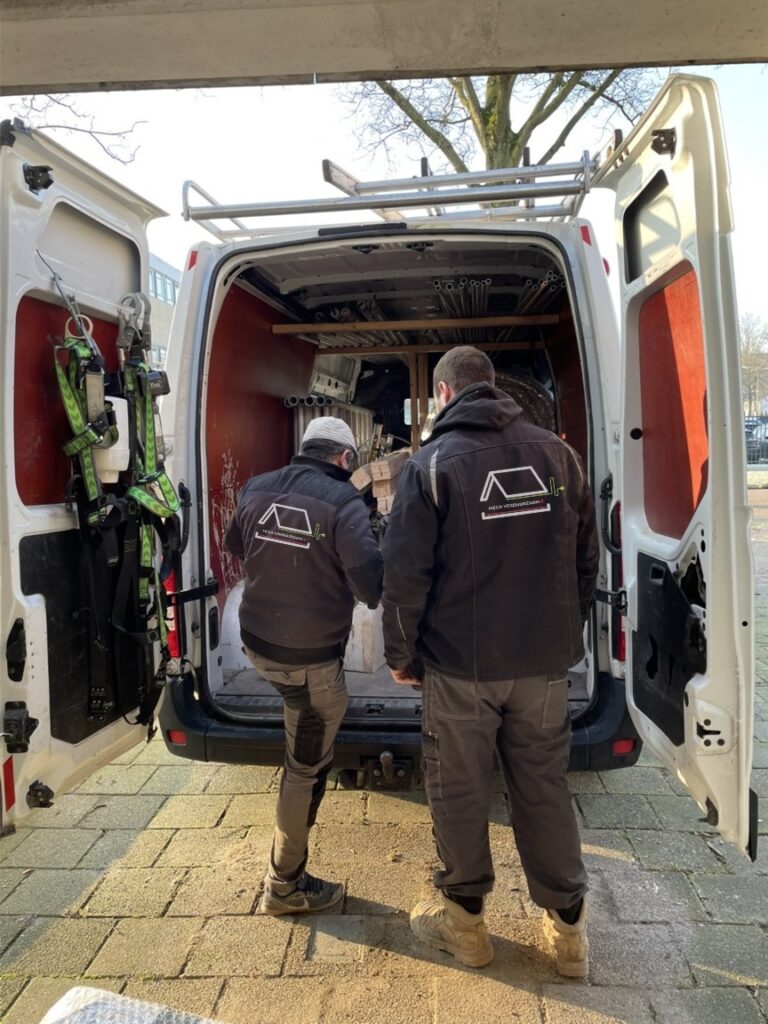 Verduurzaming truk met gereedschap