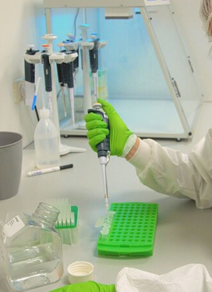 EDNA word getest in laboratorium